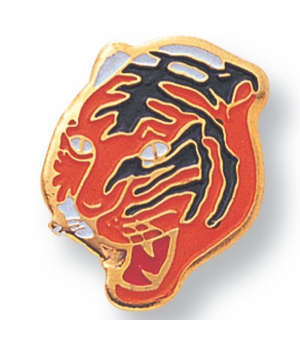 TIGER PIN ENAMELED