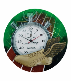 2 Inch in Diameter Round Track Themed Mylar Insert