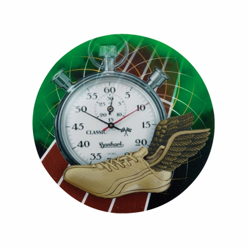 2 Inch in Diameter Round Track Themed Mylar Insert