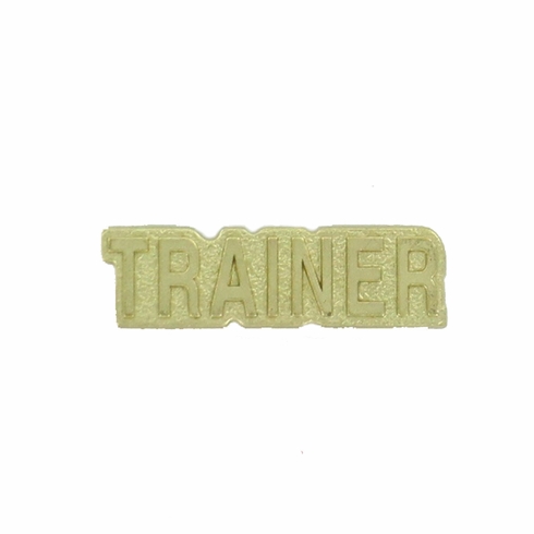 TRAINER CHENILLE PIN GOLD