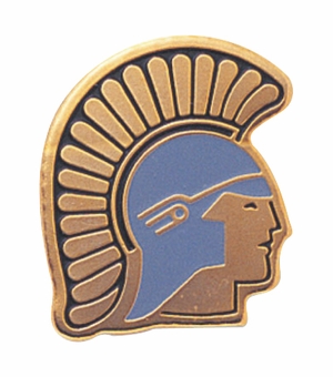 TROJAN PIN ENAMELED