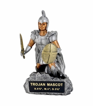 TROJAN/SPARTAN MASCOT TROPHY
