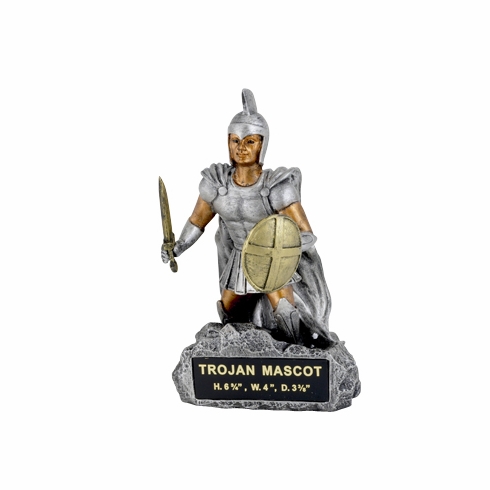 TROJAN/SPARTAN MASCOT TROPHY WITHOUT PLATE