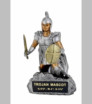 TROJAN/SPARTAN MASCOT TROPHY WITHOUT PLATE