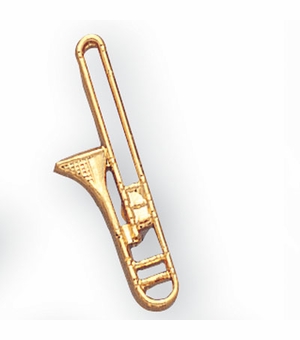 TROMBONE PIN GOLD