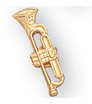 TRUMPET PIN GOLD