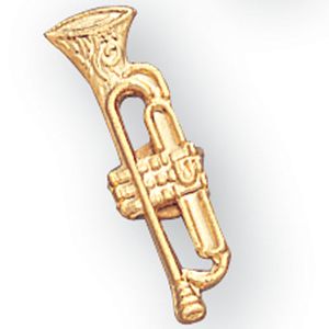 TRUMPET PIN GOLD
