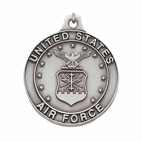 1-5/8 Inch U.S. AIR FORCE PEWTER KEY CHAIN