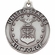 1-5/8 Inch U.S. AIR FORCE PEWTER KEY CHAIN