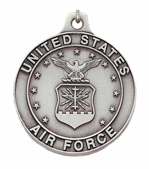 1-5/8 Inch U.S. AIR FORCE PEWTER KEY CHAIN