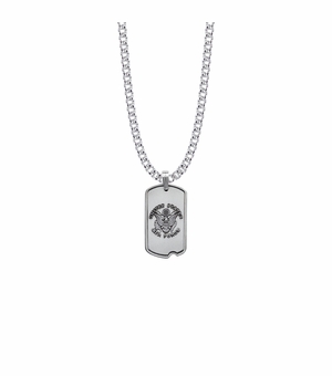 U.S. AIR FORCE STERLING SILVER DOG TAG 
