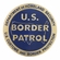 U.S. BORDER PATROL, 2 INCH ETCHED ENAMELED