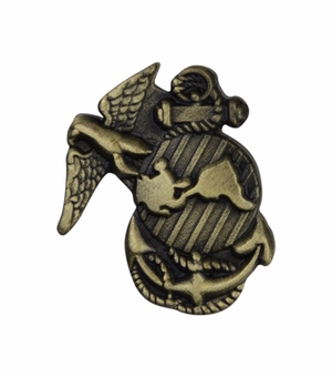 U.S.MARINES ANTIQUE BRASS PIN