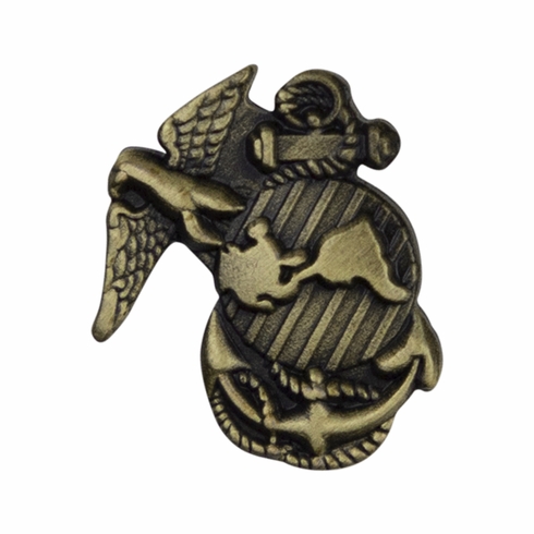 U.S.MARINES ANTIQUE BRASS PIN