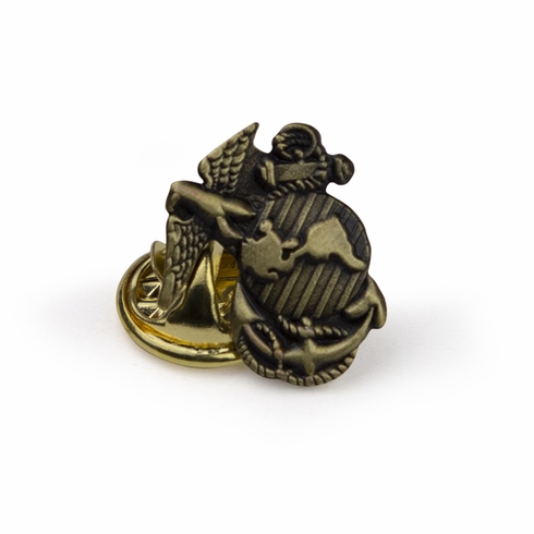 U.S.MARINES ANTIQUE BRASS PIN