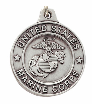 U.S. MARINES PEWTER KEY CHAIN