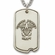 U.S. NAVY STERLING SILVER DOG TAG ST. MICHAEL BACK
