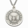 U.S. NAVY STERLING SILVER MILITARY MEDAL, 1 INCH, ST. MICHAEL BACK