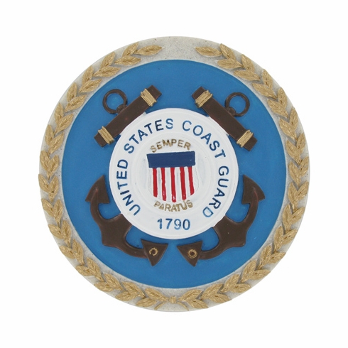UNITED STATES COAST GUARD SHIELD EMBLEM, PLAQUE MOUNT