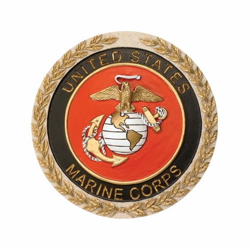 UNITED STATES MARINE CORPS SHIELD EMBLEM, PLAQUE MOUNT