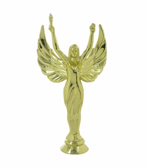 VICTORY FEMALE TROPHY FIGURE, 7-1/2 INCHES