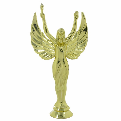 VICTORY FEMALE TROPHY FIGURE, 7-1/2 INCHES