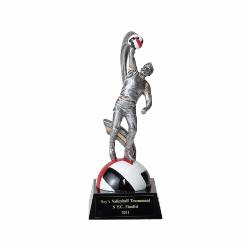 VOLLEYBALL MALE FIGURE TROPHY - NO PLATE