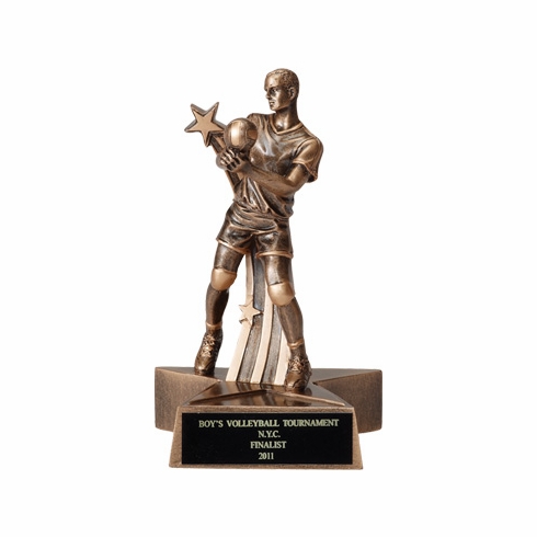 VOLLEYBALL MALE RESIN TROPHY - NO PLATE