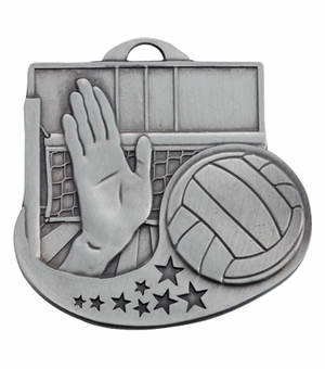 VOLLEYBALL MEDAL- MULTIPLE COLORS