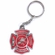 VOLUNTEER FIRE FIGHTER PEWTER KEY CHAIN