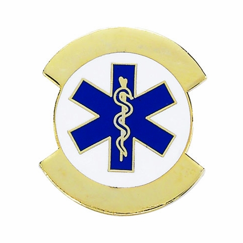 VOLUNTEER PARAMEDIC PIN, BLANK BARS