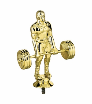 WEIGHT LIFTER MALE TROPHY FIGURE