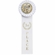 WHITE RIBBON, ROSETTE 3RD PLACE 2 INCH  MYLAR