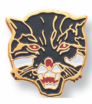WILDCAT PIN ENAMELED