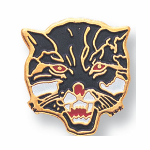 WILDCAT PIN ENAMELED
