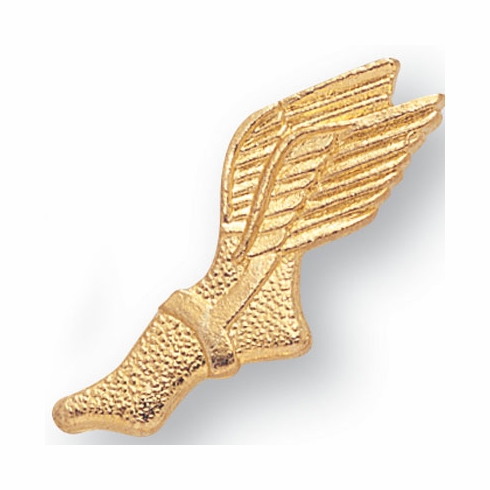 WINGED FOOT TRACK CHENILLE PIN