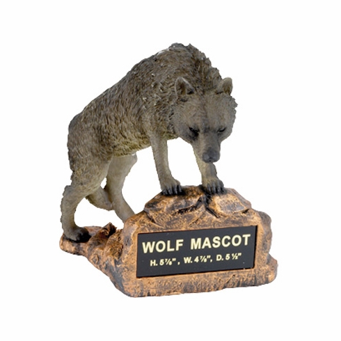 WOLF MASCOT TROPHY