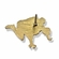 WRESTLER CHENILLE PIN GOLD