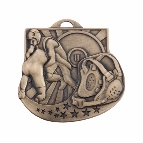 WRESTLING MEDAL- MULTIPLE COLORS
