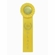 YELLOW RIBBON, ROSETTE 4TH PLACE 2 INCH  MYLAR