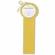 YELLOW RIBBON, ROSETTE 4TH PLACE 2 INCH  MYLAR