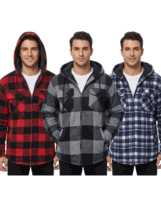 Sherpa Lined Flannel Jacket with Lining