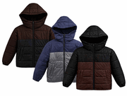 Wholesale Men's Two Tone Winter Jackets  - Click to Enlarge