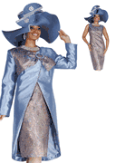 Wholesale Women's Long Jacket/Dress Church Suit - Click to Enlarge