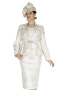 Wholesale Women's Jacket/Skirt/Camisole Church Suit - Click to Enlarge