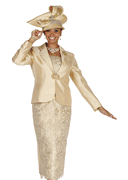 Wholesale Women's Jacket/Skirt/Camisole Church Suit - Click to Enlarge