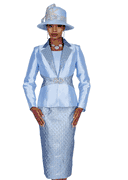 Wholesale Women's Jacket/Skirt/Camisole Church Suit - Click to Enlarge