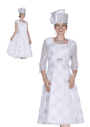 Wholesale Women's Jacket/Dress Exclussive Lace Church Suit - Click to Enlarge