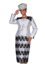 Wholesale Women's Jacket/Skirt/Camisole Church Suit
