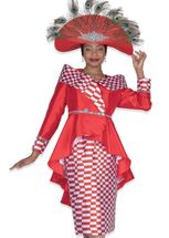 Wholesale Women's Long Jacket/Skirt Church Suit